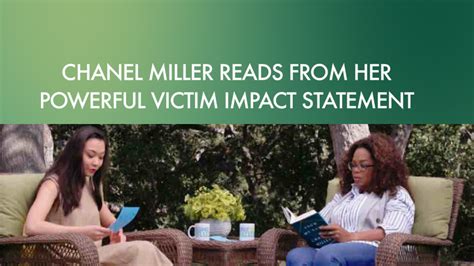 Chanel Miller reads her entire victim impact statement.